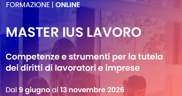 MASTER IUS LAVORO