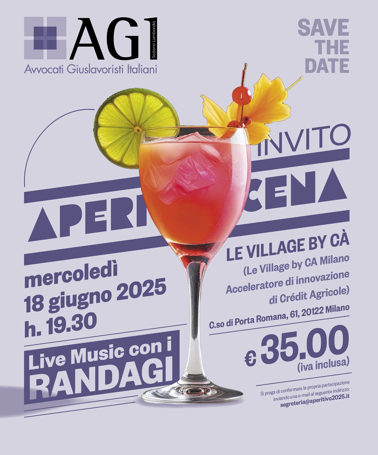 Apericena AGI Lombardia - Estate 2025
